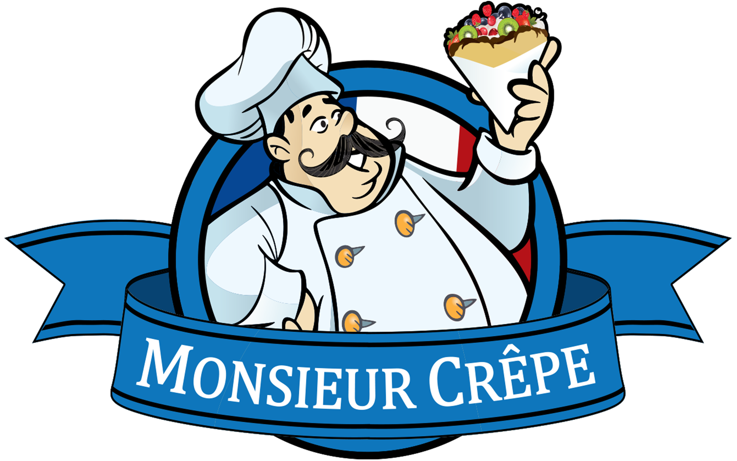 Monsieur Crêpe chef badge
